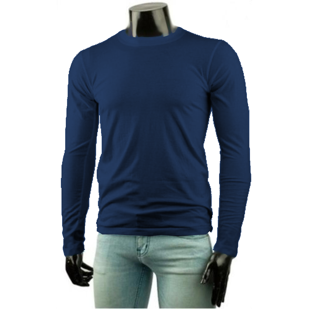 camiseta manga longa gola canoa