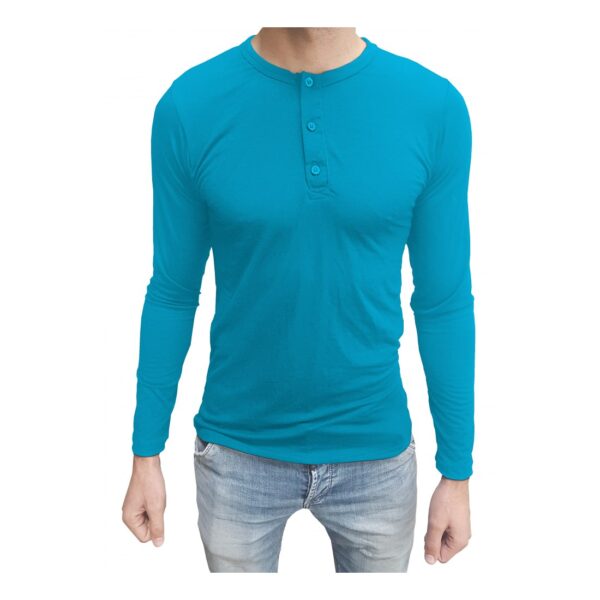 Camiseta Henley Masculina Manga Longa - Image 5