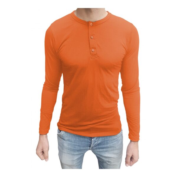 Camiseta Henley Masculina Manga Longa - Image 12