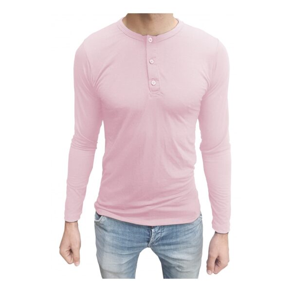 Camiseta Henley Masculina Manga Longa - Image 16
