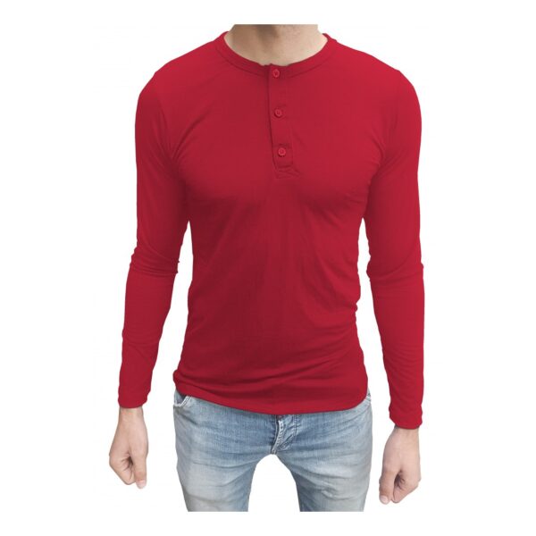 Camiseta Henley Masculina Manga Longa - Image 21