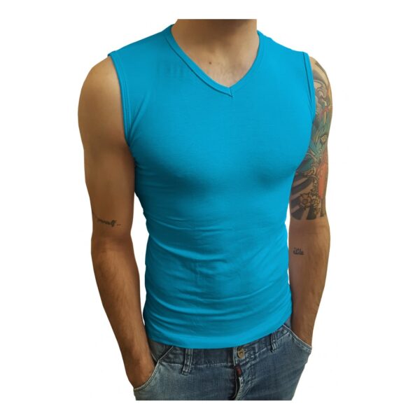 Camiseta Machão Regata Gola V Masculina - Image 5