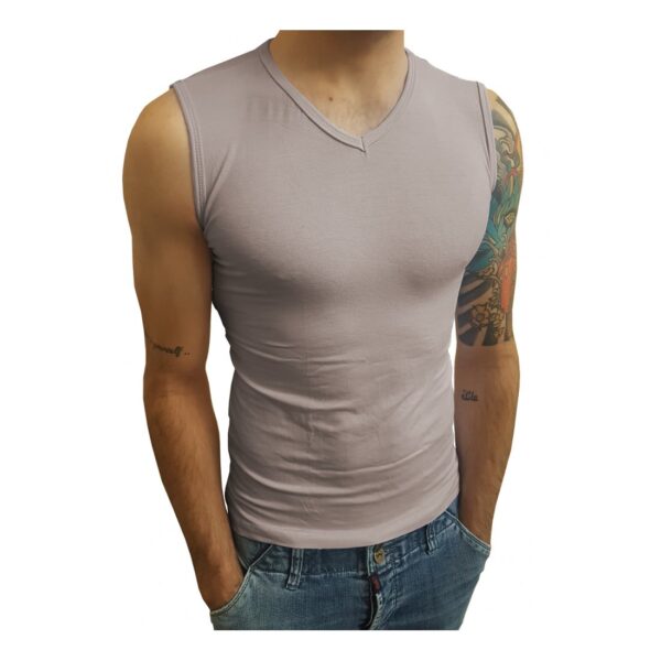 Camiseta Machão Regata Gola V Masculina - Image 8