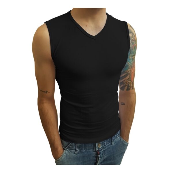 Camiseta Machão Regata Gola V Masculina - Image 14