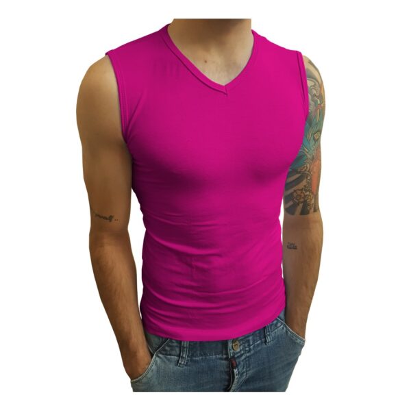 Camiseta Machão Regata Gola V Masculina - Image 17
