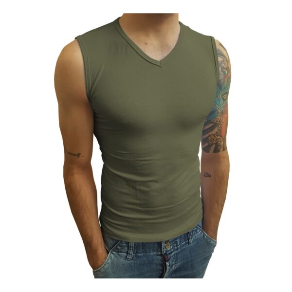 Camiseta Machão Regata Gola V Masculina - Image 20