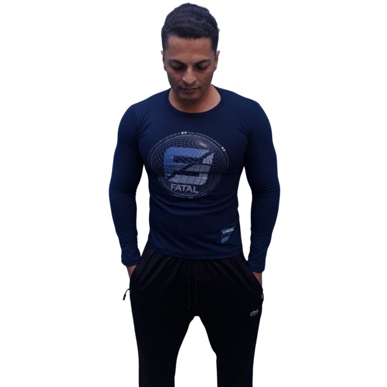 Camiseta Fatal Surf Estampada Manga Longa 27063