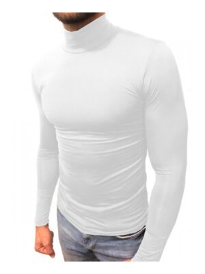 Camiseta Gola Alta Témica Proteção Uv Manga longa Poliéster Sjons