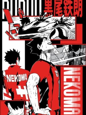 Imprimir Estampa DTF Na Camiseta Haikyuu
