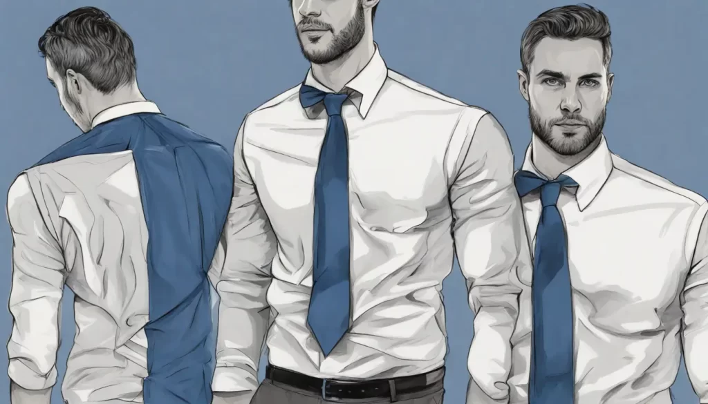 Homem em terno cinza com gravata azul marinho e sapatos pretos, em frente a fundo cinza claro.