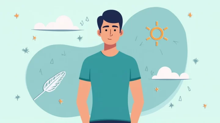 Homem usando camiseta viscolycra masculina confortável em destaque